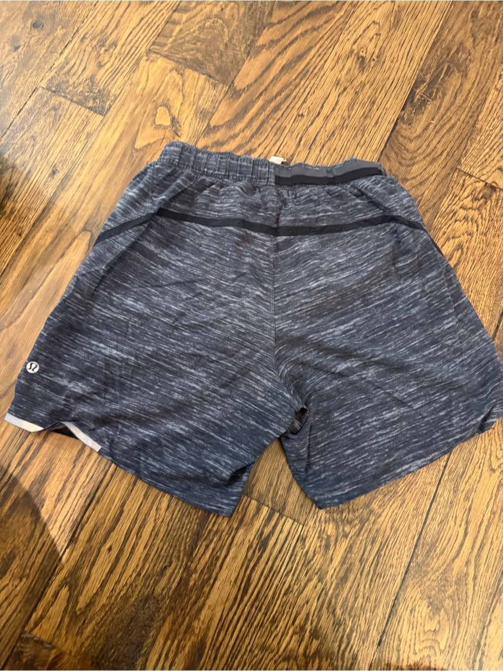 Lululemon Men's Heathered Charcoal Athletic Shorts